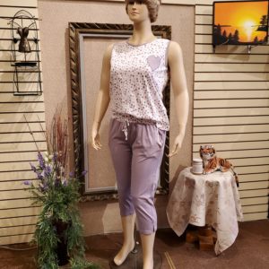 Sleeveless Capri Pj set
