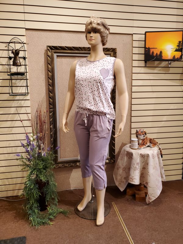 Sleeveless Capri Pj set