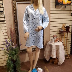 Floral Satin Night shirt